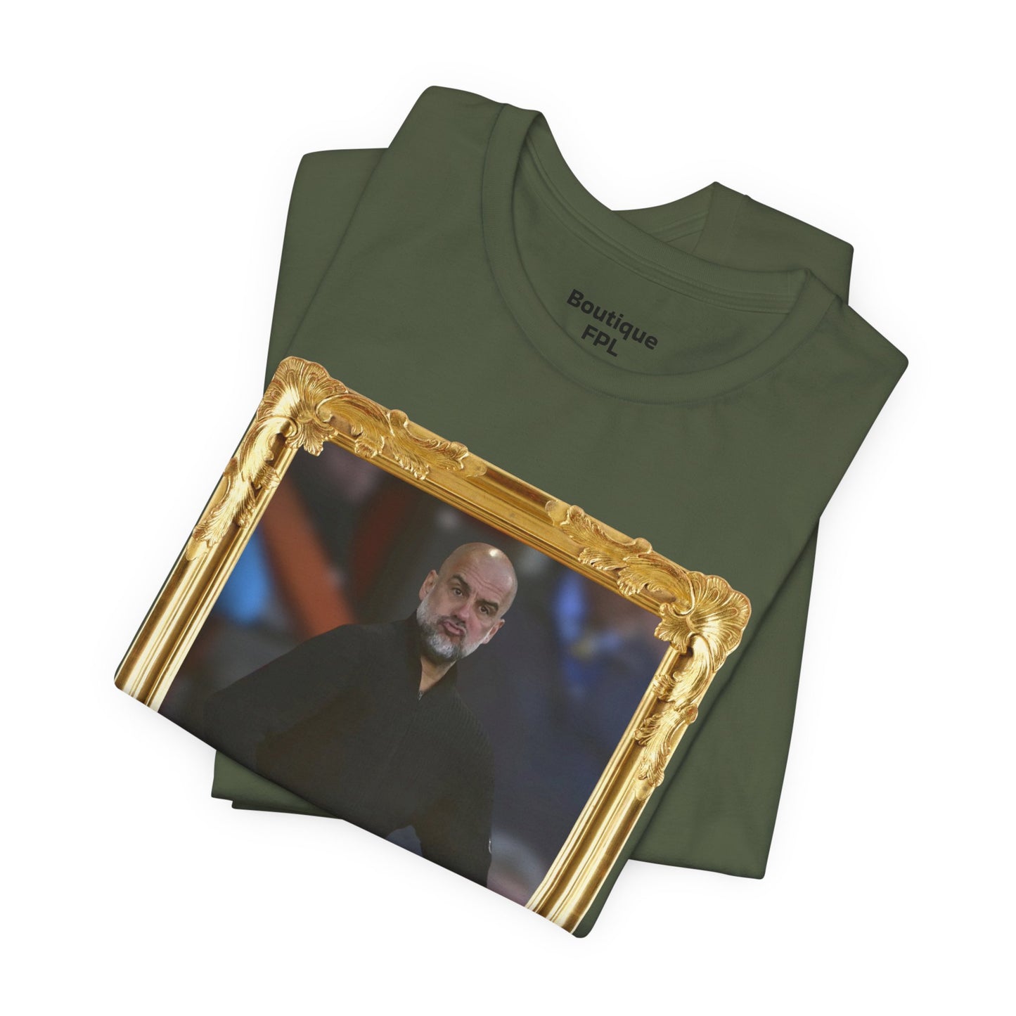 Mixed T-Shirt - Pep Guardiola "Balls" (Gold frame)