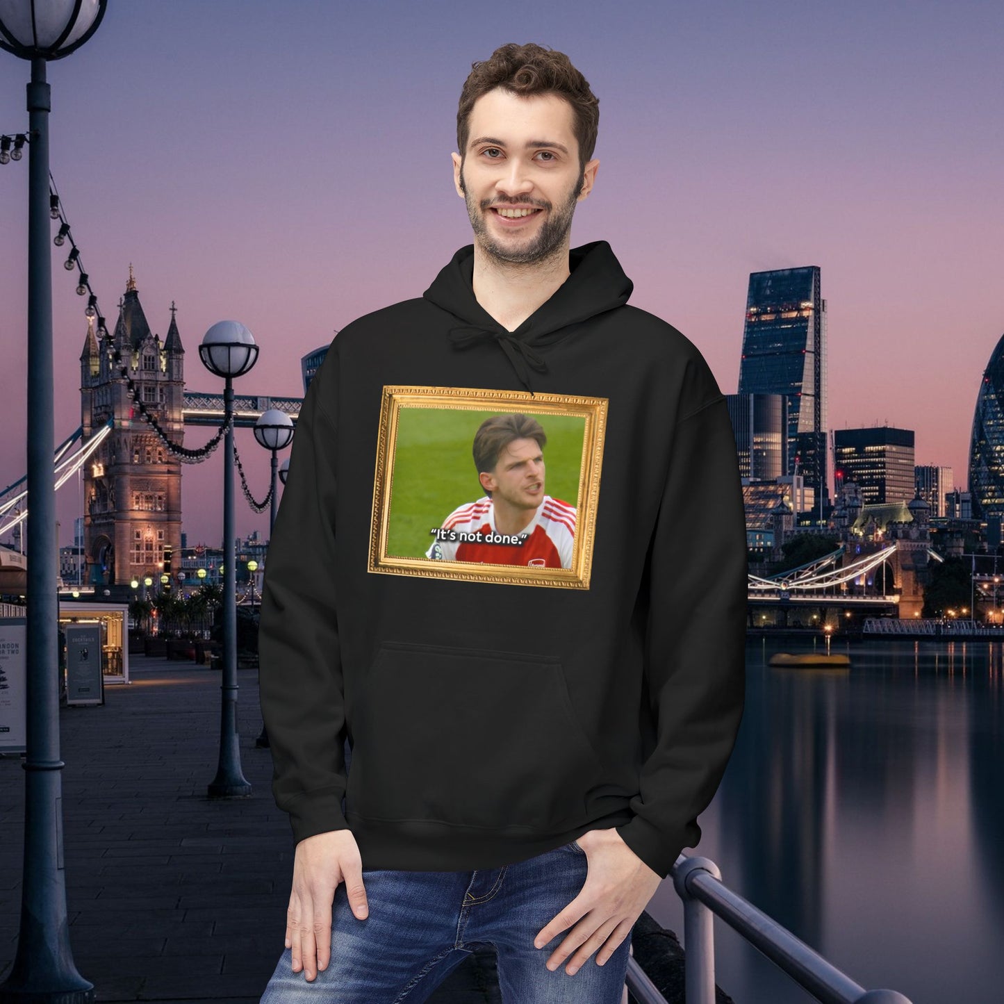 Hoodie Capuche - It's not done (Rice, Arsenal)