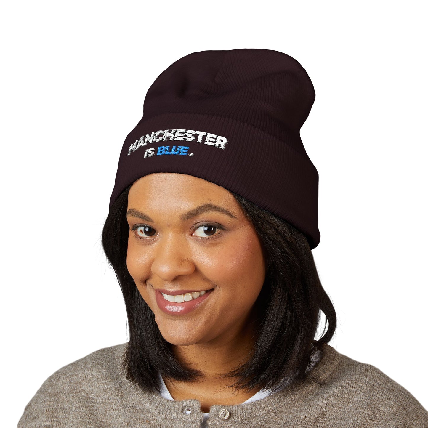 Embroidered beanie - Manchester City