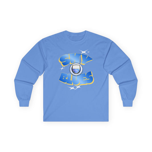 Unisex Long Sleeve T-Shirt - "Sky Blues" Manchester City