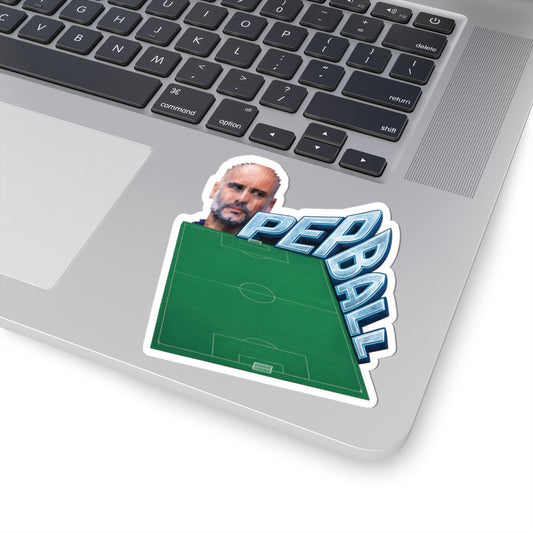 Football Sticker — "Pep Ball" Guardiola (Manchester City)