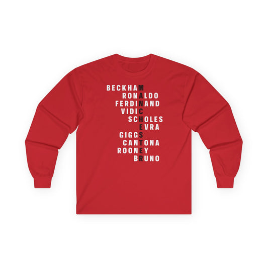 Mixed Long Sleeve T-Shirt - Manchester United (Names)