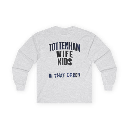 T-Shirt Manches Longues Mixte - In That Order (Tottenham)