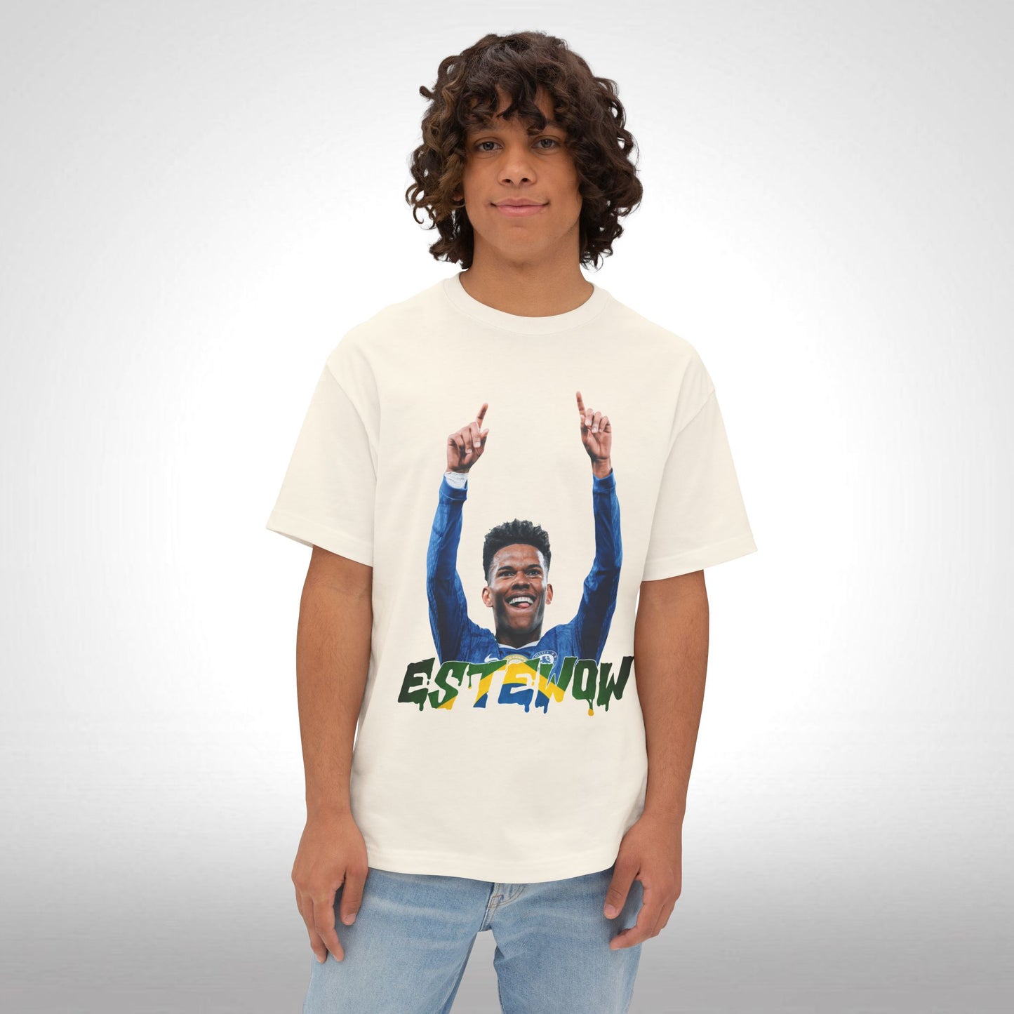 T-Shirt Oversized - Estevao (Chelsea)