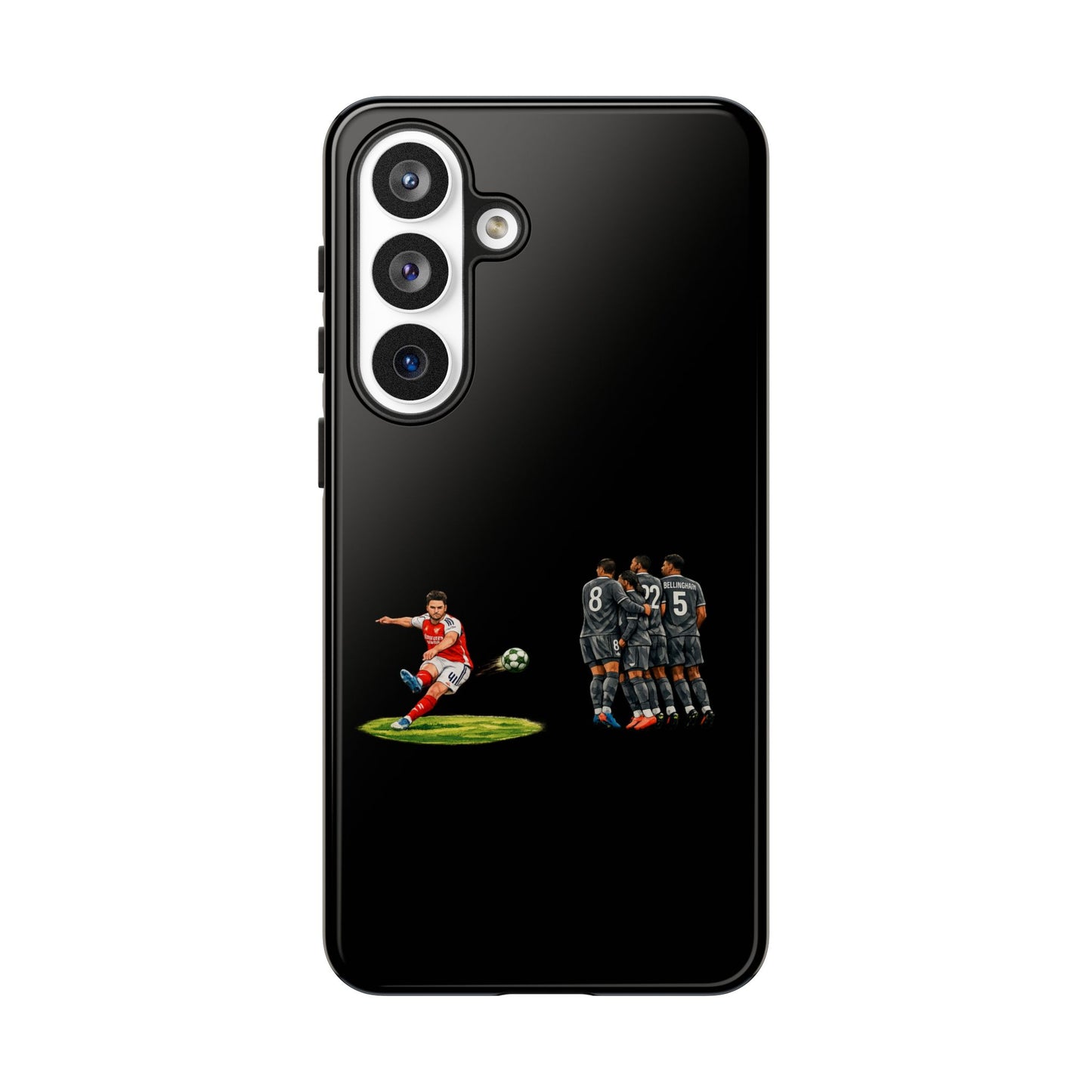 iPhone/Samsung Case - Declan Rice Free Kick (Arsenal phone case)