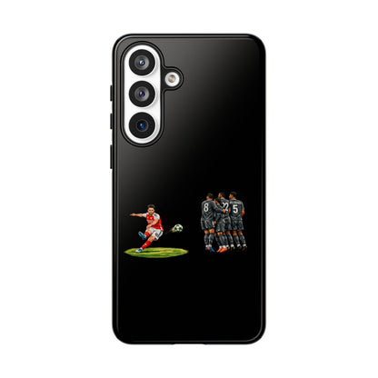 iPhone/Samsung Case - Declan Rice Free Kick (Arsenal phone case)
