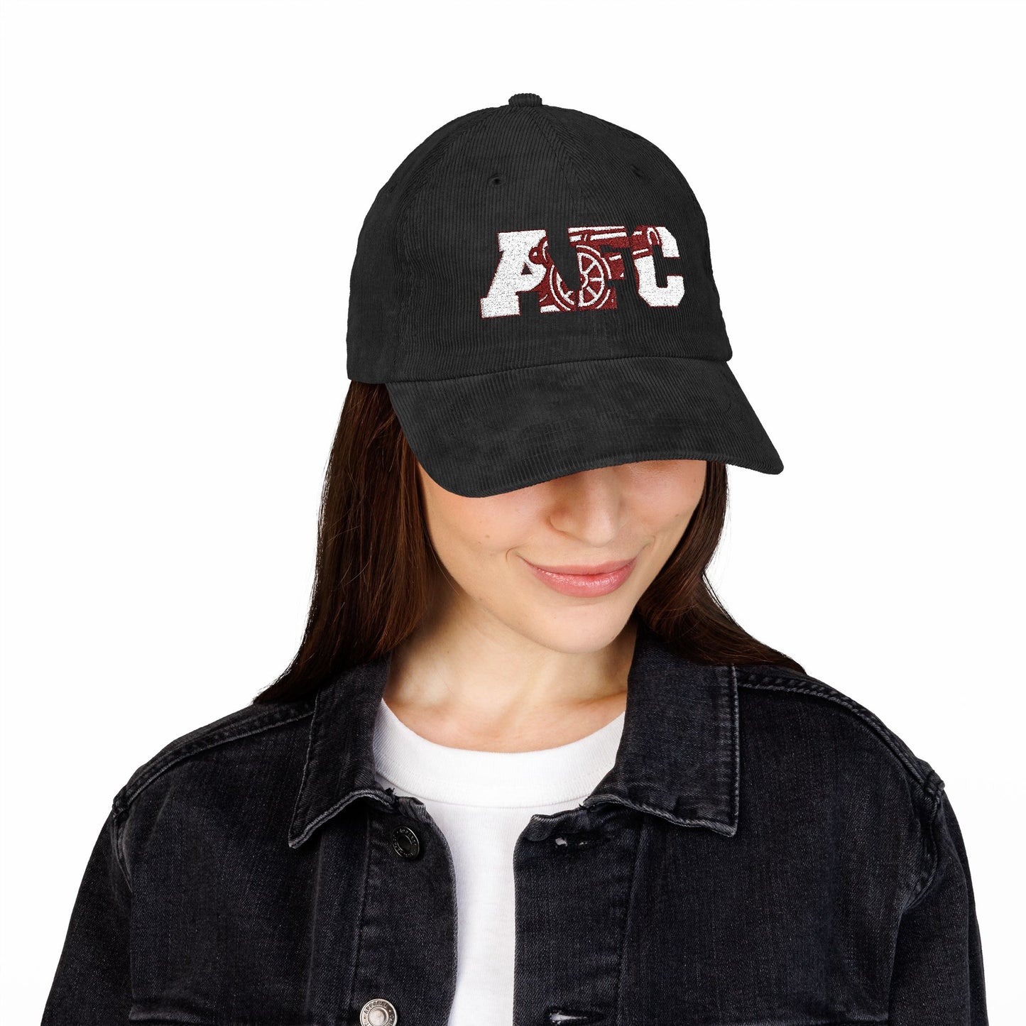 Corduroy cap with embroidery - 'AFC' Arsenal