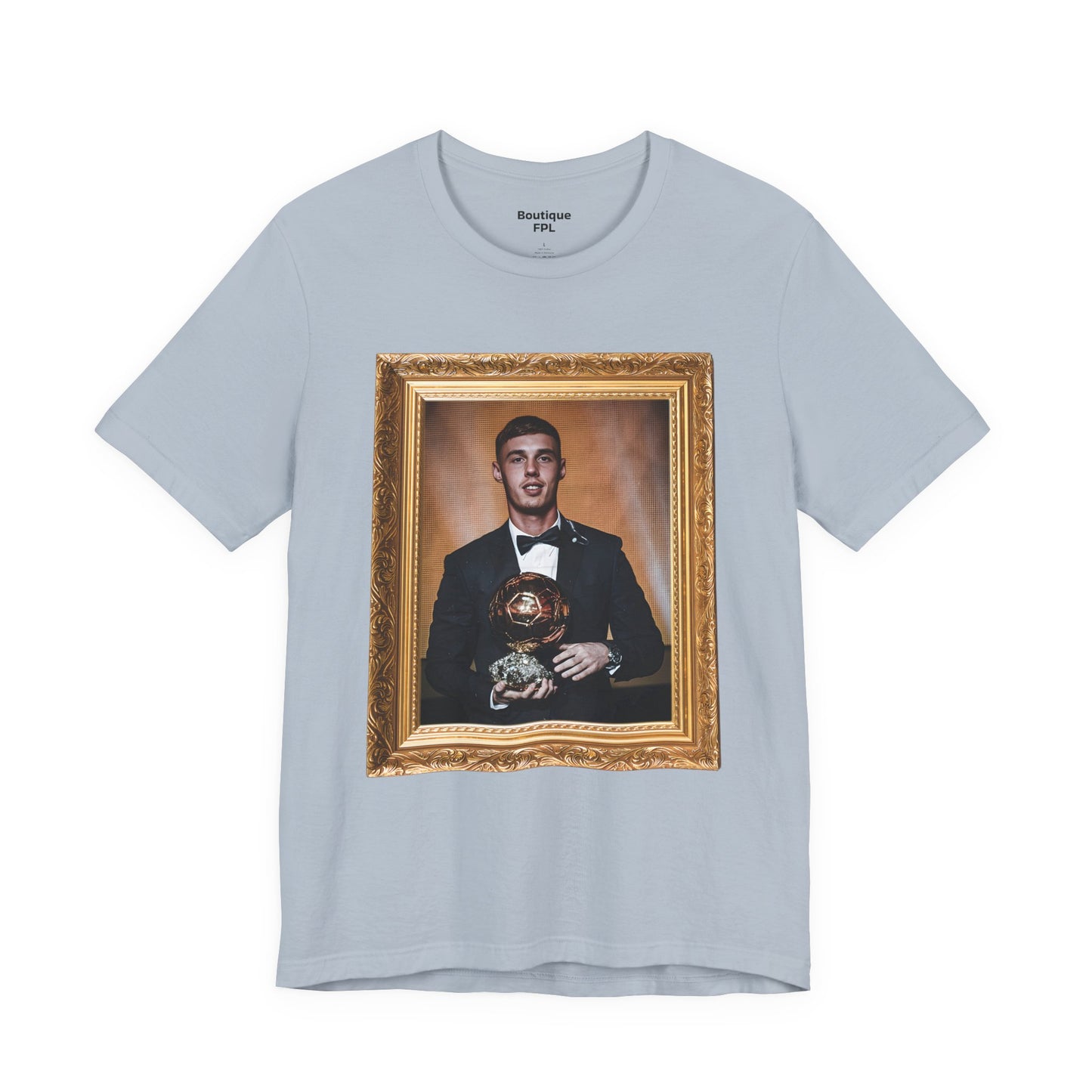 Unisex T-Shirt - Cole Palmer Ballon d'or (Chelsea, Gold Frame)