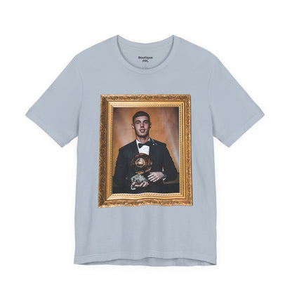 Unisex T-Shirt - Cole Palmer Ballon d'or (Chelsea, Gold Frame)