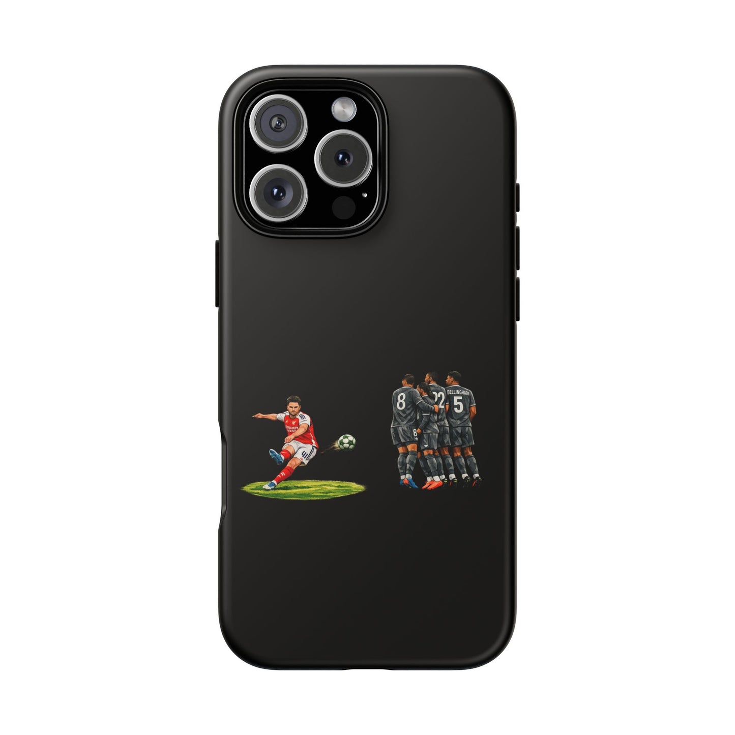 iPhone/Samsung Case - Declan Rice Free Kick (Arsenal phone case)