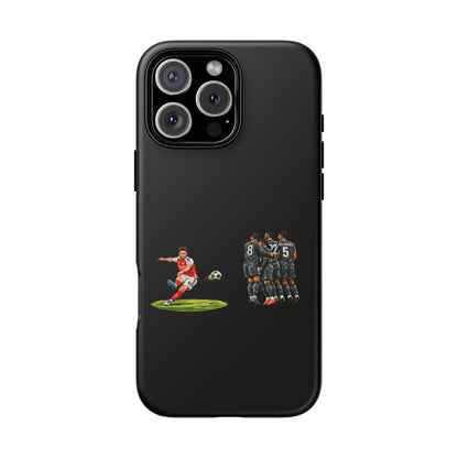 iPhone/Samsung Case - Declan Rice Free Kick (Arsenal phone case)