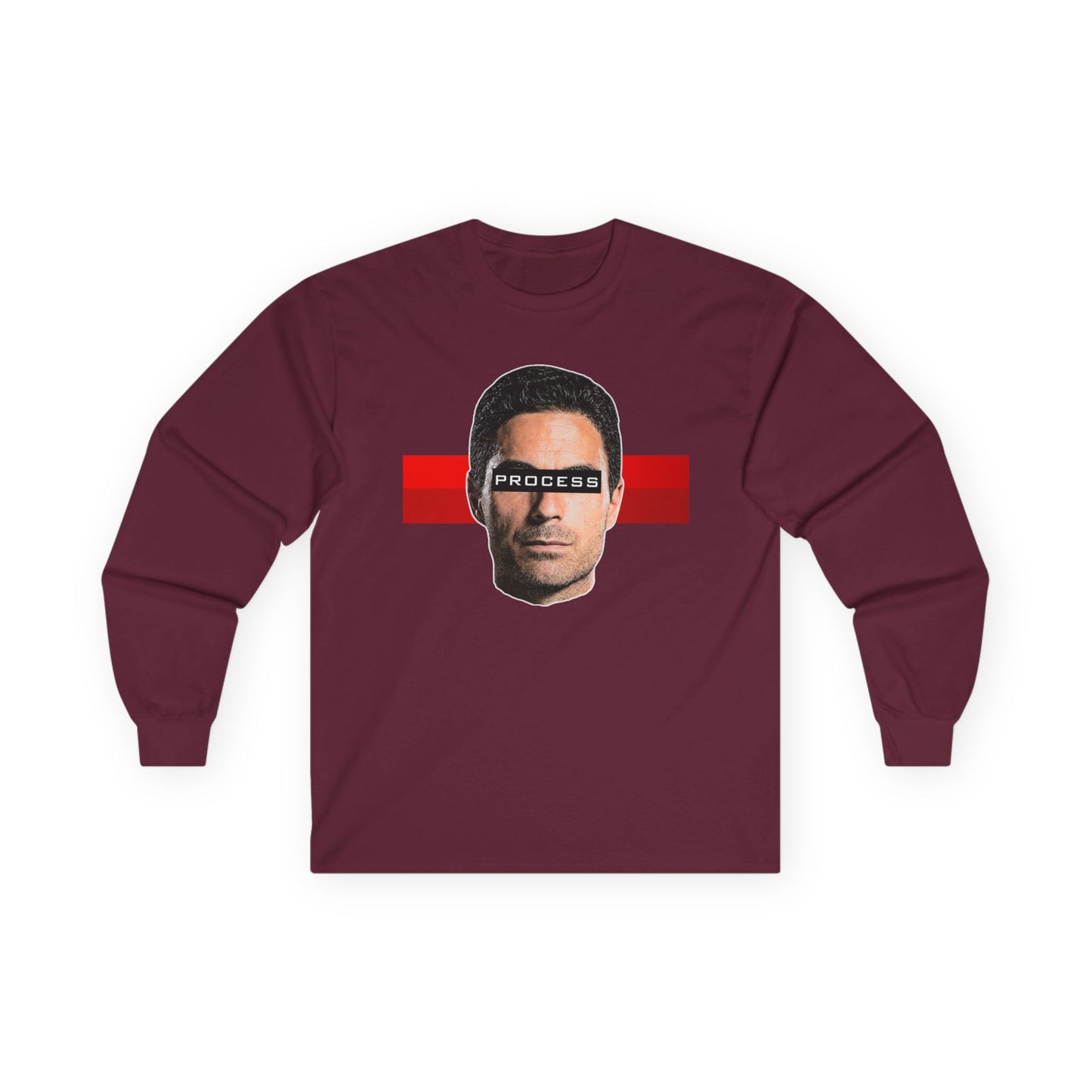 Mixed Long Sleeve T-Shirt - Mikel Arteta "Trust The Process" (Arsenal)