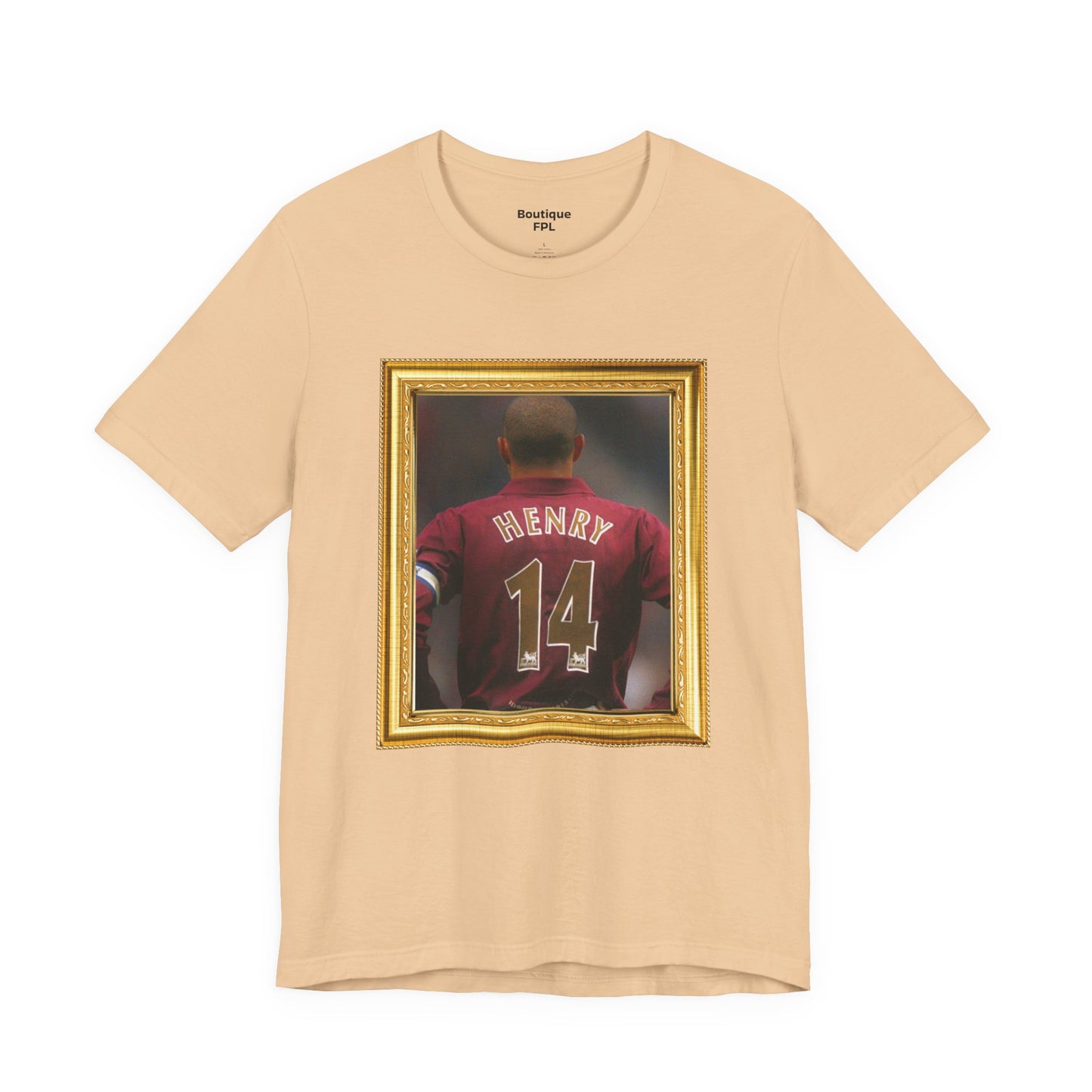 T-Shirt Mixte - Henry Arsenal Legend (Portrait, Gold Frame)