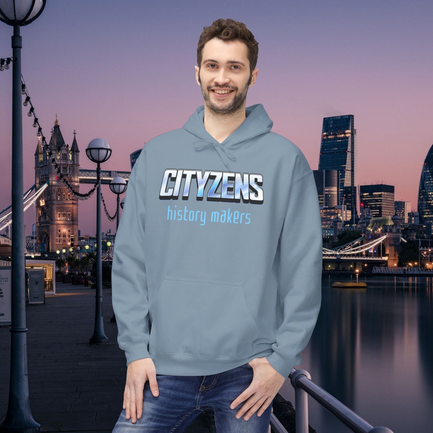 Hoodie Capuche Mixte - History Makers (Manchester City)