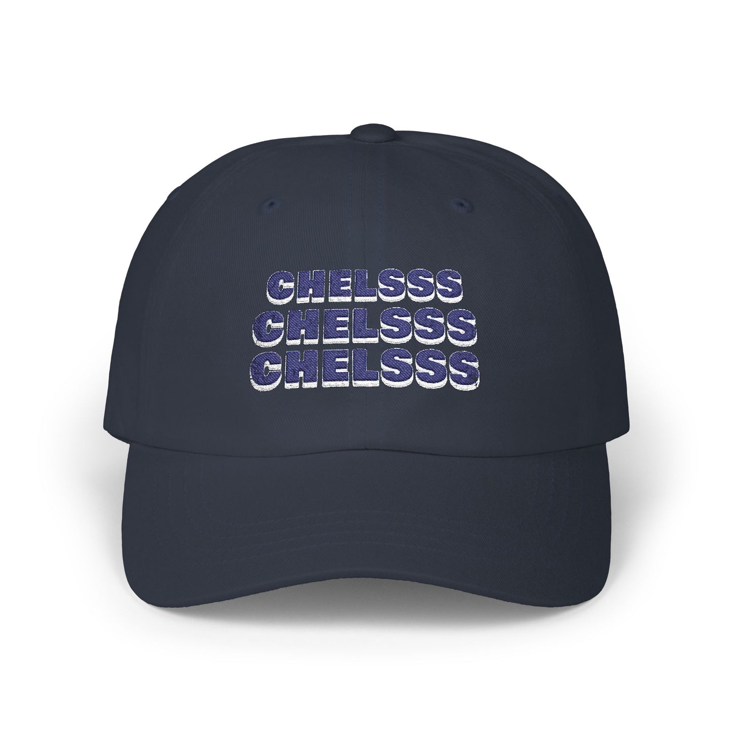 Embroidered cap - 'CHELSSS' Chelsea