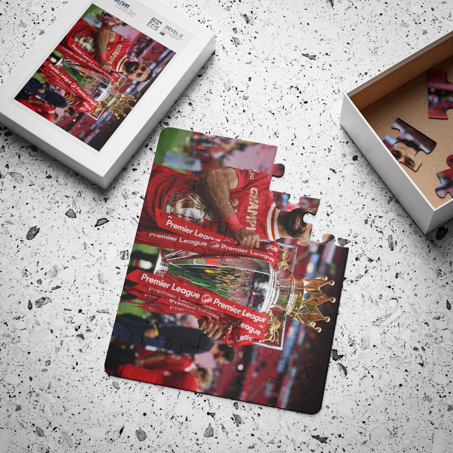 Puzzle football pour enfants - Mohamed Salah Premier League Title