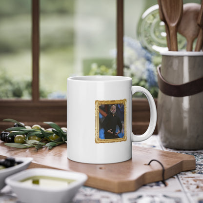 Mug - Pep Guardiola "Balls" (Gold Frame)
