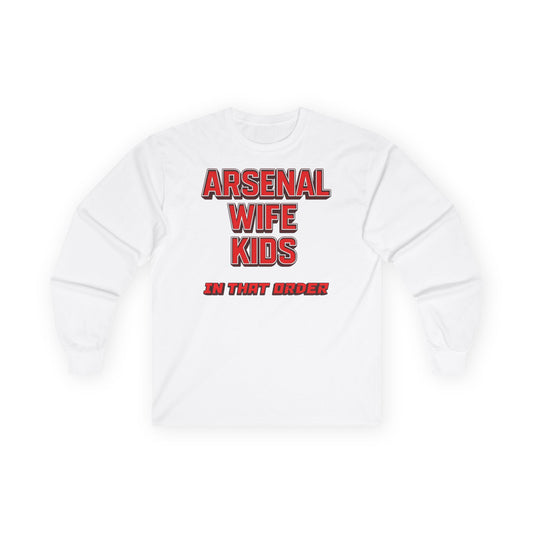 T-Shirt Manches Longues Mixte - In That Order (Arsenal)