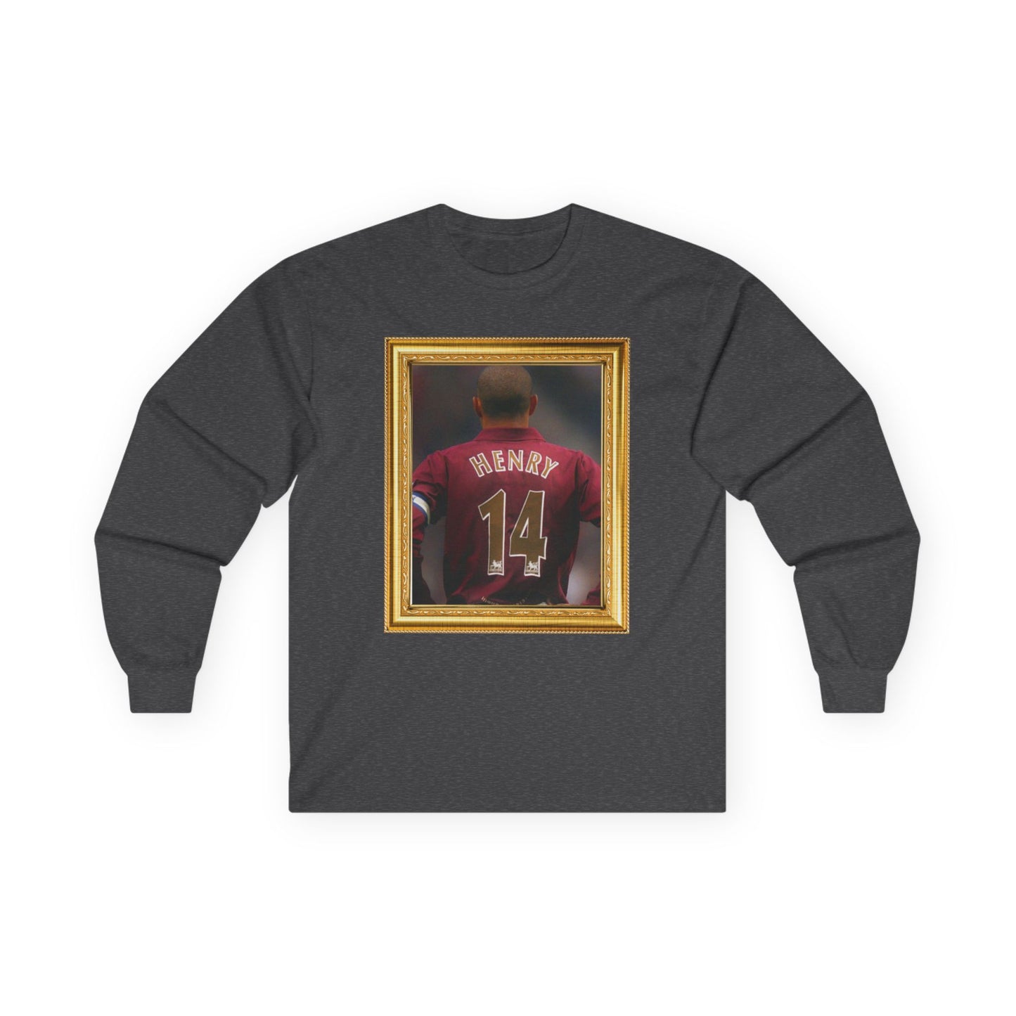 Mixed Long Sleeve T-Shirt - Thierry Henry Arsenal Legend (Gold Frame)