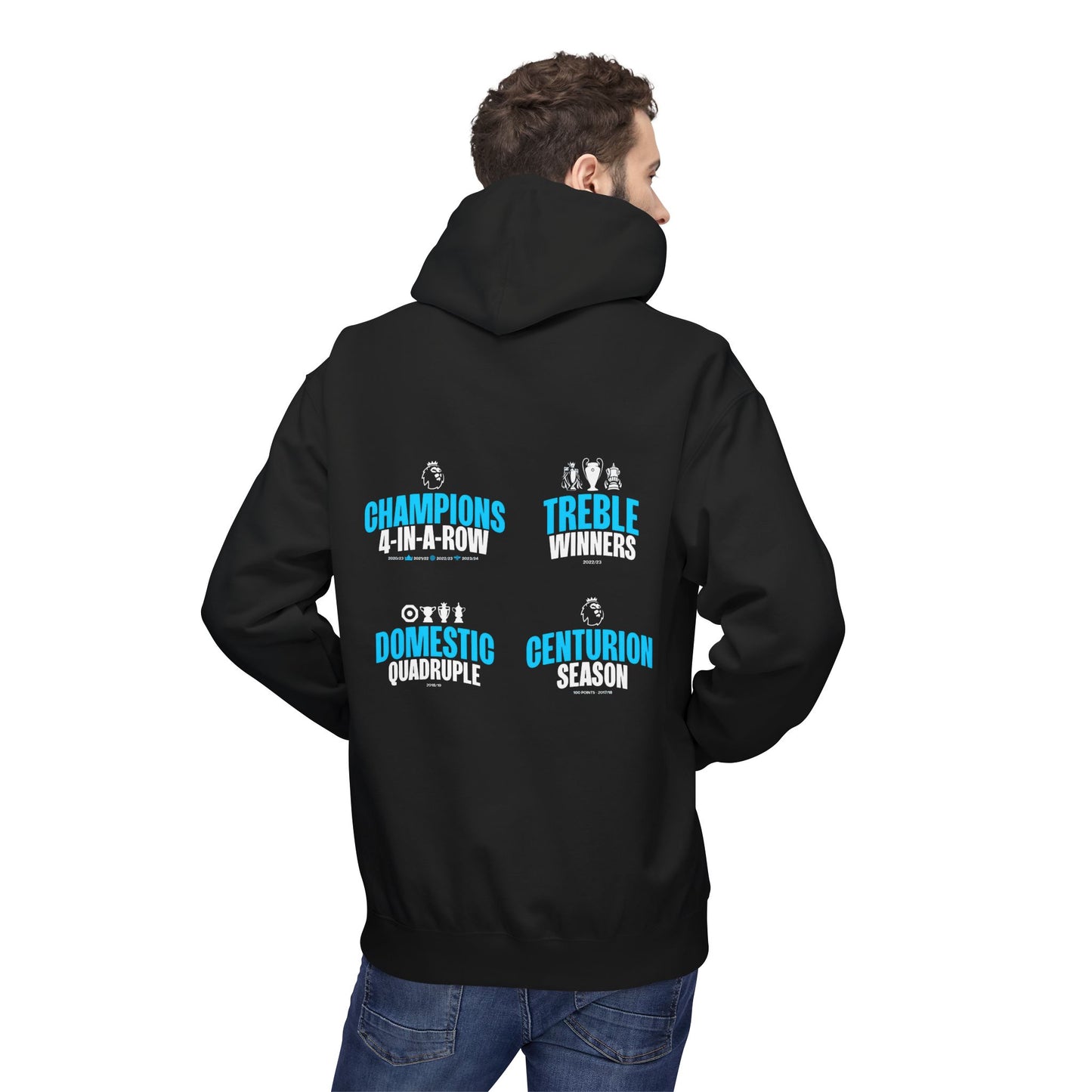 Hoodie Capuche Mixte - History Makers (Manchester City)