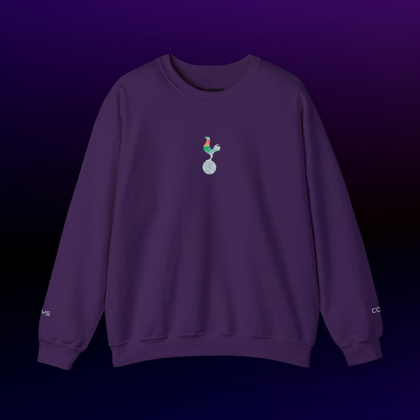 Unisex sweater with embroidered design - Tottenham Hotspur