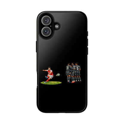 iPhone/Samsung Case - Declan Rice Free Kick (Arsenal phone case)