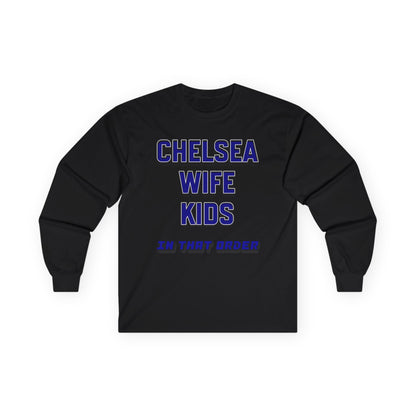 Unisex Long Sleeve T-Shirt - In That Order (Chelsea)