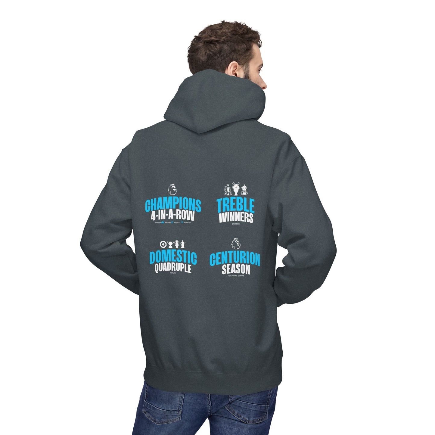 Hoodie Capuche Mixte - History Makers (Manchester City)