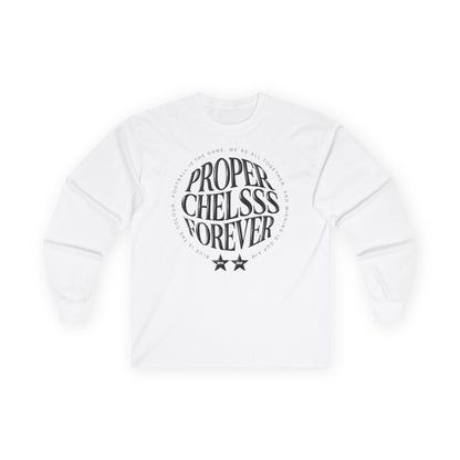 T-Shirt Manches Longues Mixte - Chelsea "Proper Chels"