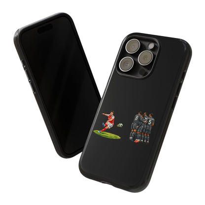 iPhone/Samsung Case - Declan Rice Free Kick (Arsenal phone case)