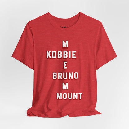 T-Shirt Mixte - Man United (Words, Mots)