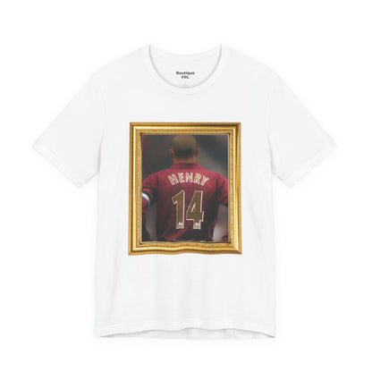 T-Shirt Mixte - Henry Arsenal Legend (Portrait, Gold Frame)