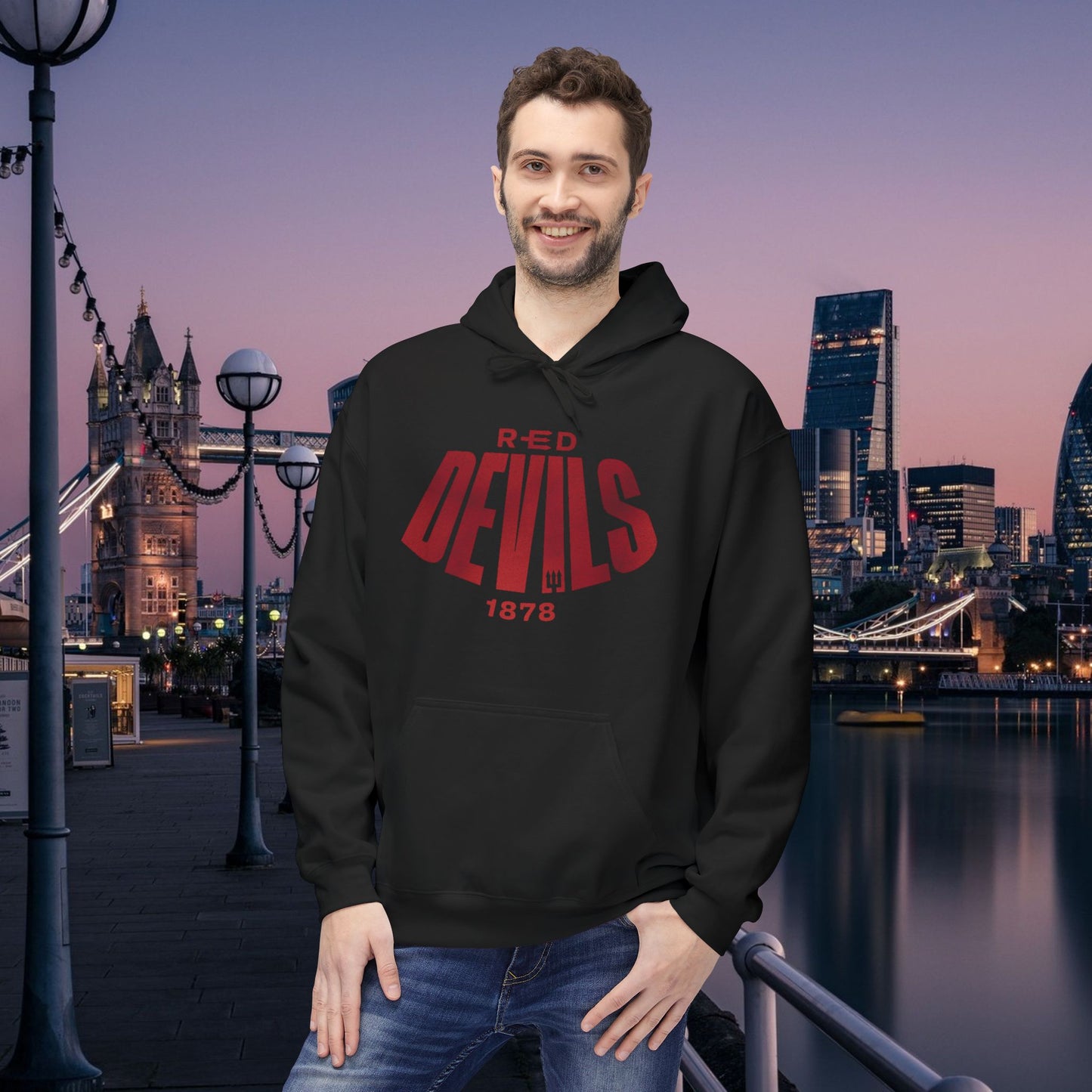 Hoodie Capuche Mixte - Red Devils (Manchester United)
