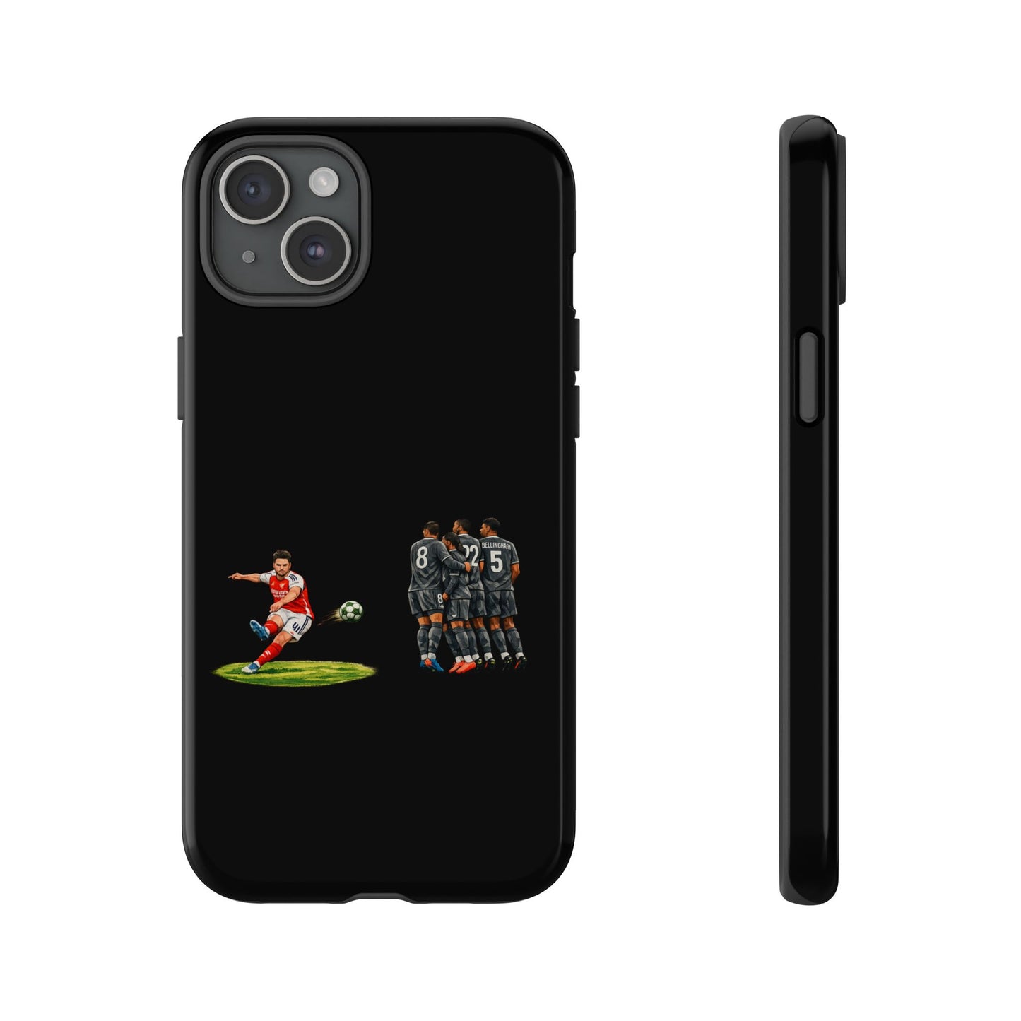 iPhone/Samsung Case - Declan Rice Free Kick (Arsenal phone case)
