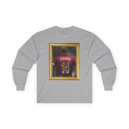 Mixed Long Sleeve T-Shirt - Thierry Henry Arsenal Legend (Gold Frame)
