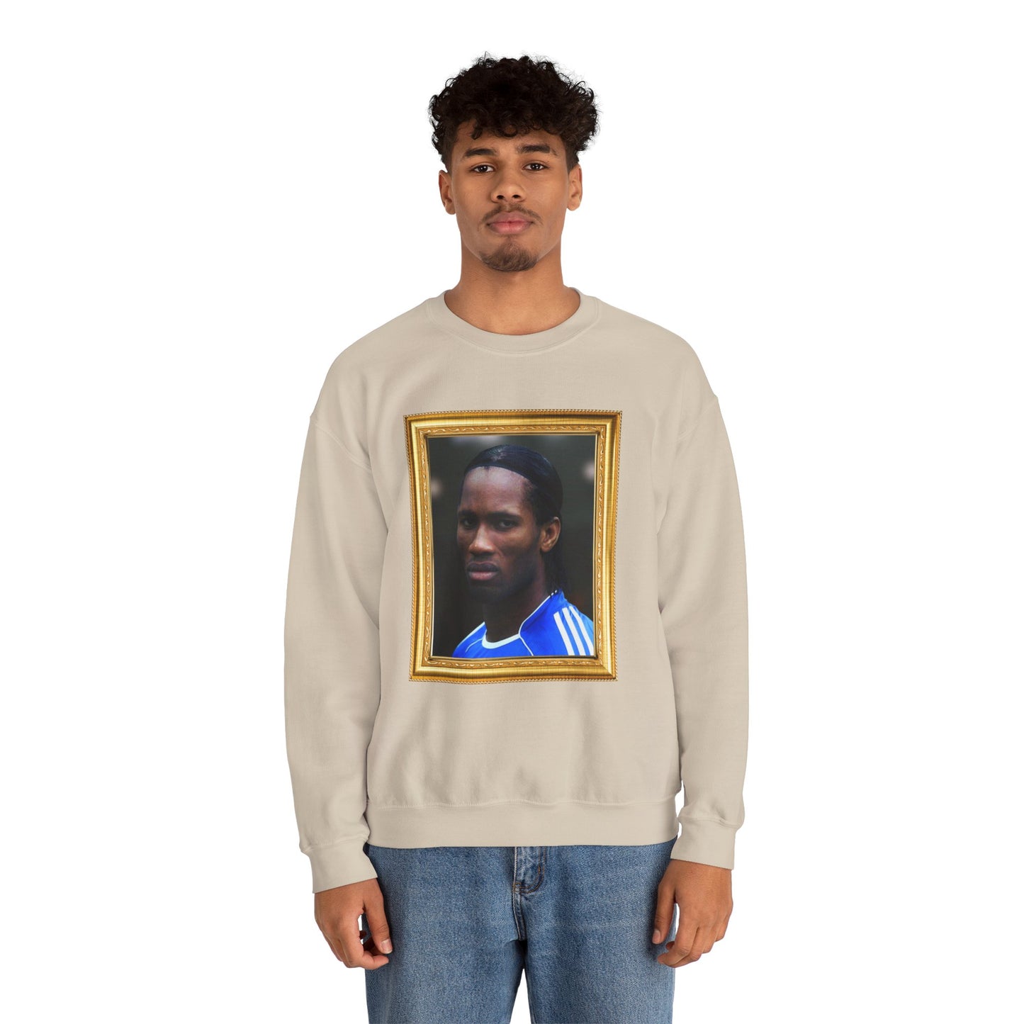 Mixed Sweater - Didier Drogba Chelsea Legend (Gold Frame)