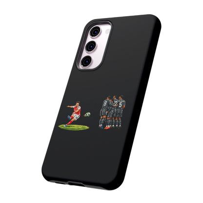 iPhone/Samsung Case - Declan Rice Free Kick (Arsenal phone case)