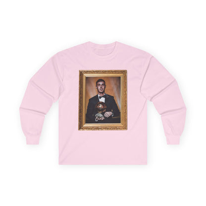 Unisex Long Sleeve T-Shirt - Cole Palmer Ballon d'Or (Chelsea, Gold Frame)