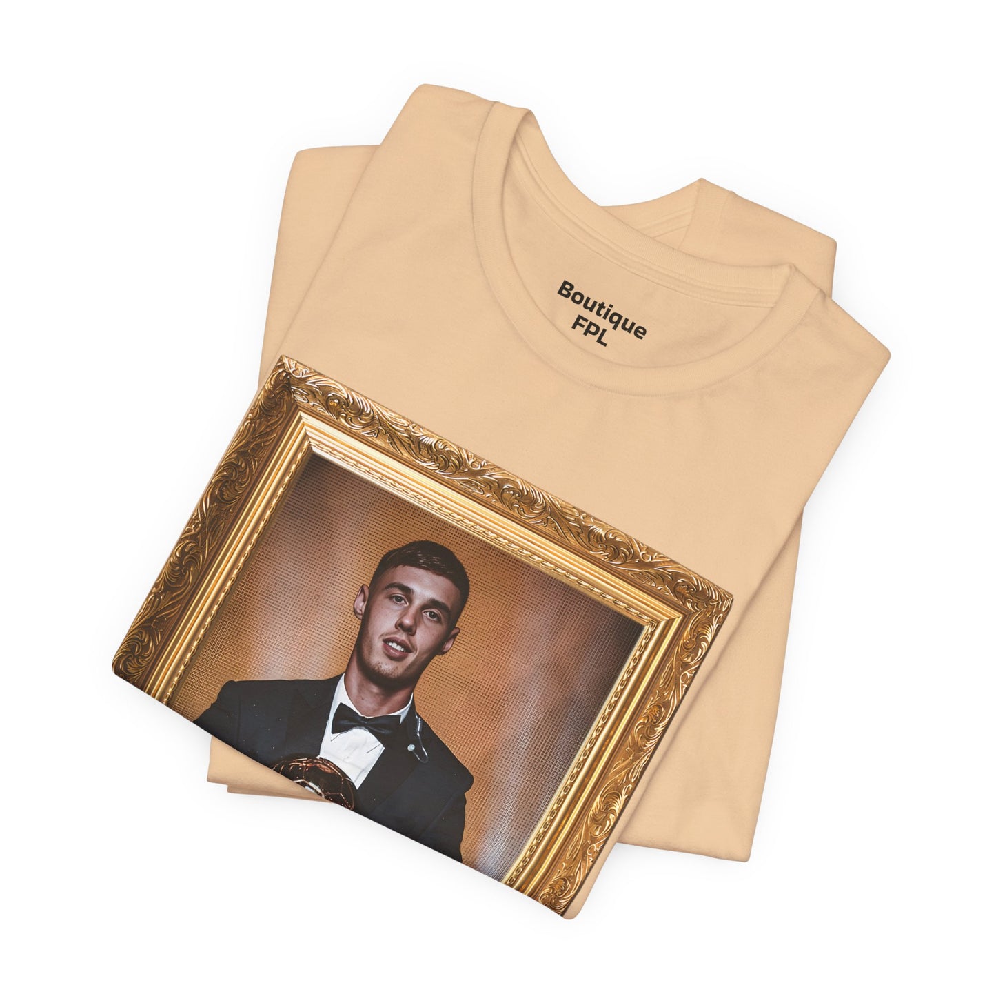 Unisex T-Shirt - Cole Palmer Ballon d'or (Chelsea, Gold Frame)