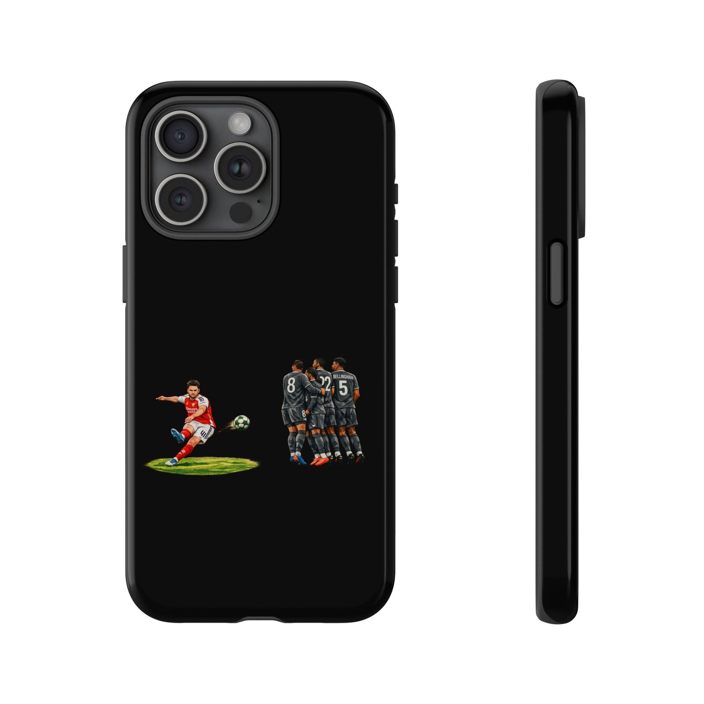 iPhone/Samsung Case - Declan Rice Free Kick (Arsenal phone case)