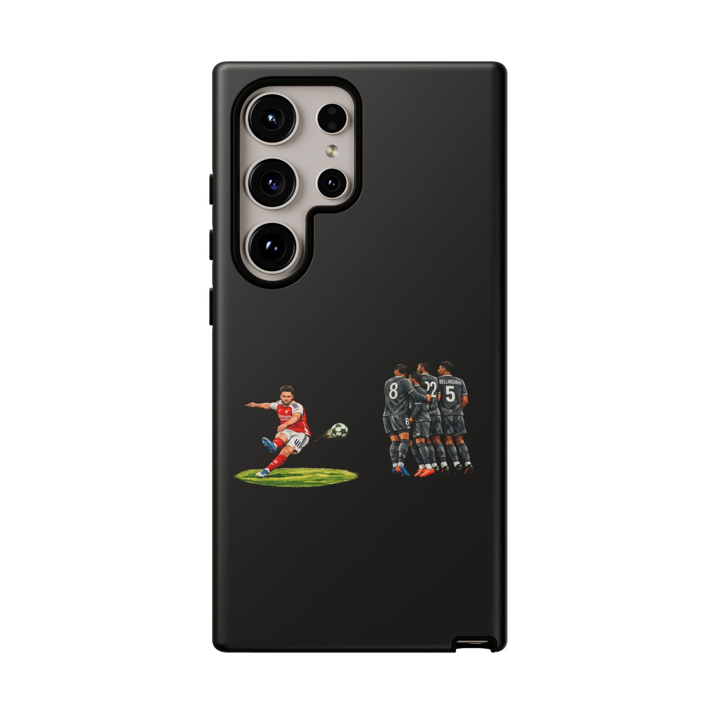 iPhone/Samsung Case - Declan Rice Free Kick (Arsenal phone case)