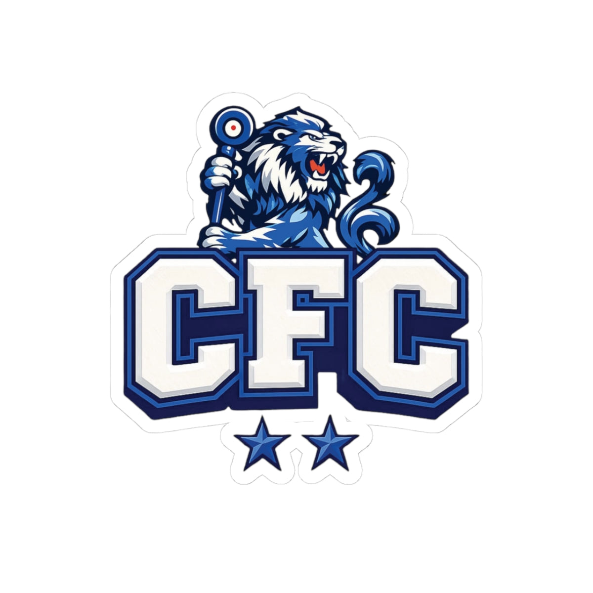 Football Sticker — Chelsea "CFC"