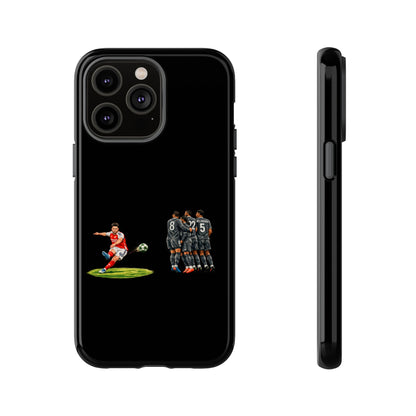 iPhone/Samsung Case - Declan Rice Free Kick (Arsenal phone case)