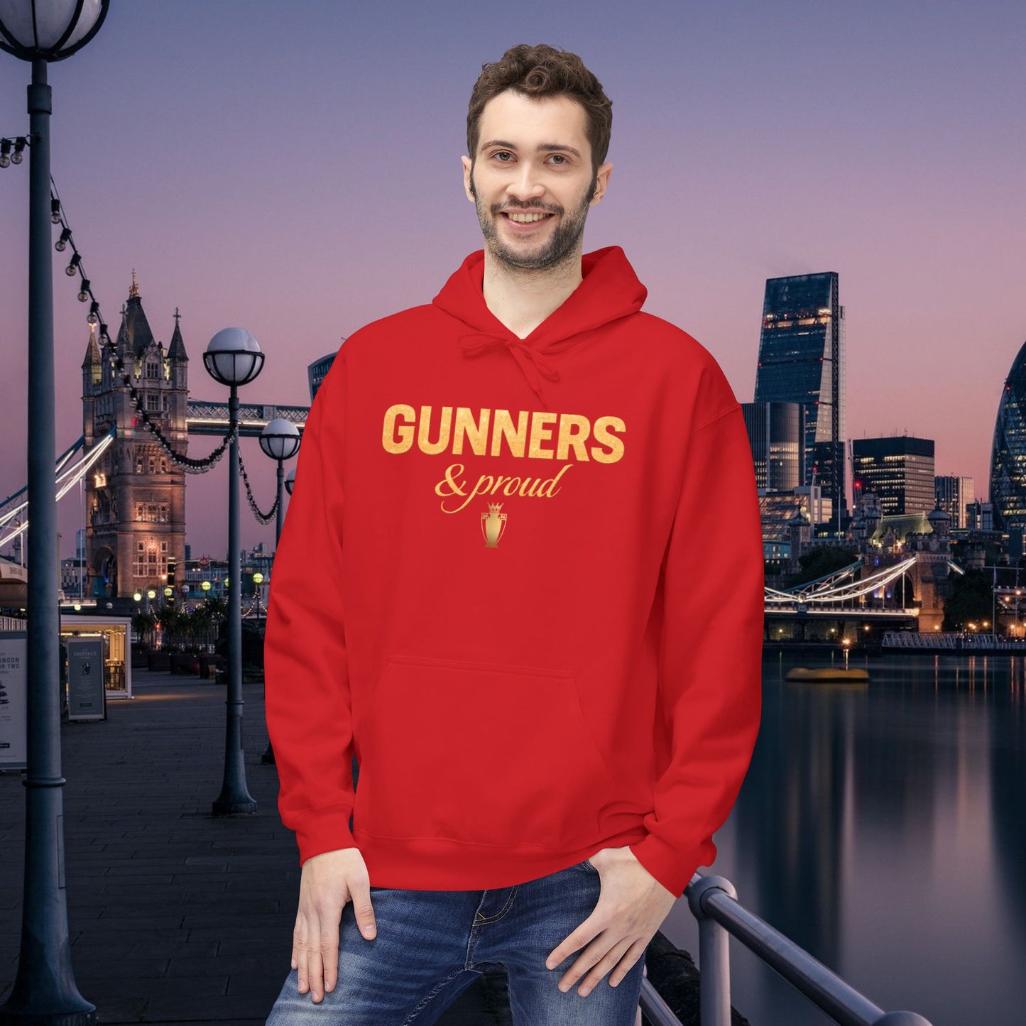 Hoodie Capuche Mixte - Arsenal "Gunners"