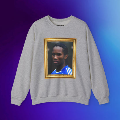 Mixed Sweater - Didier Drogba Chelsea Legend (Gold Frame)