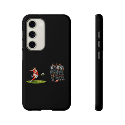 iPhone/Samsung Case - Declan Rice Free Kick (Arsenal phone case)