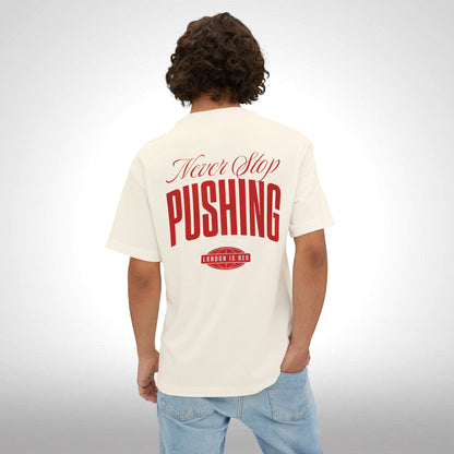 T-Shirt Oversized - Never Stop Pushing (Arsenal)