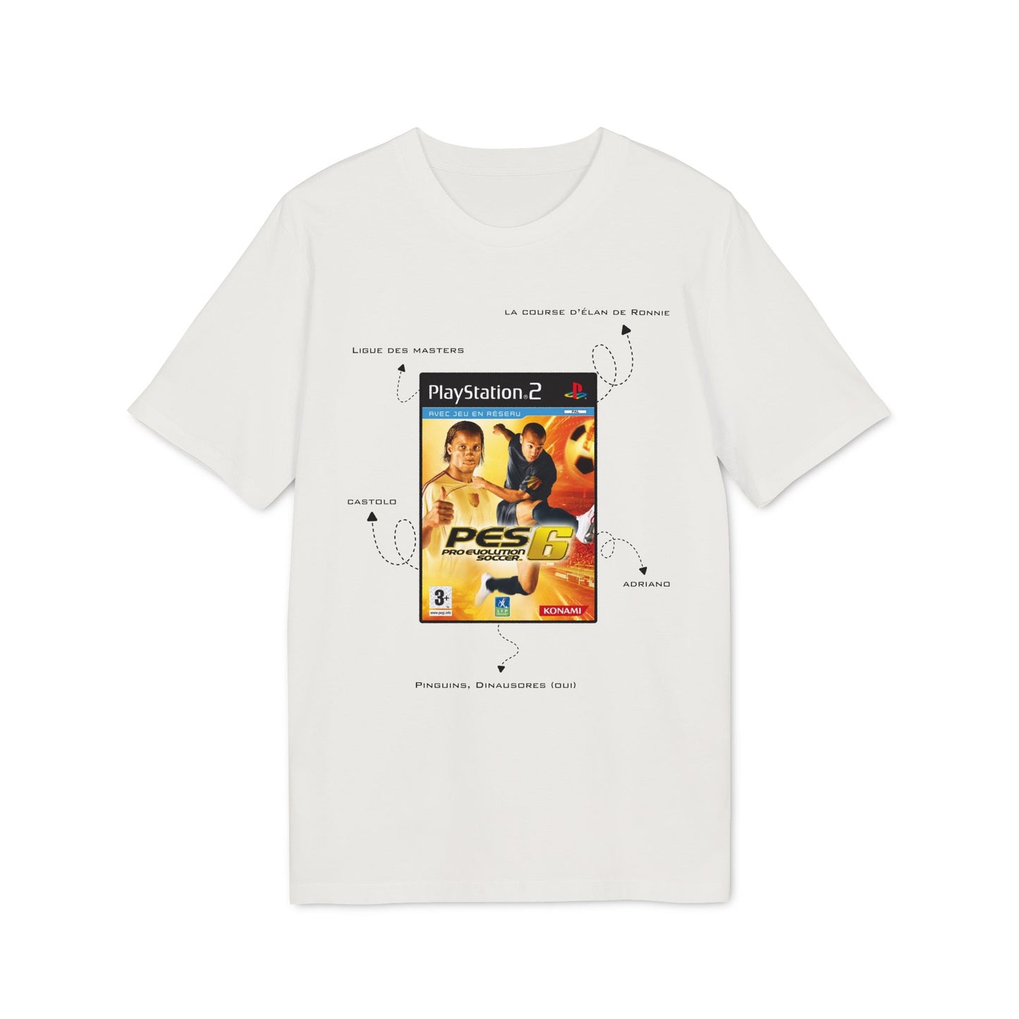 T-Shirt PES 6 avec design au dos - Chelsea Edition