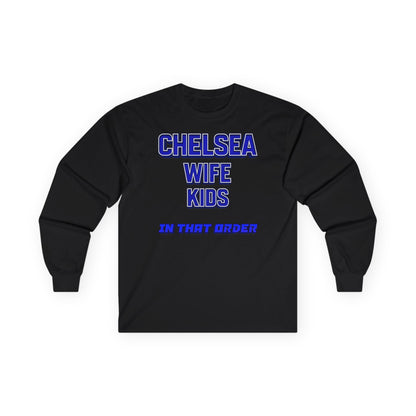 T-Shirt Manches Longues Mixte - In That Order (Chelsea)