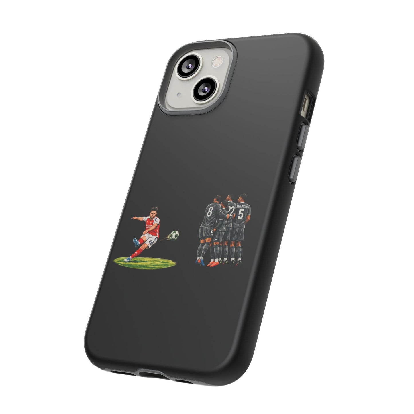 iPhone/Samsung Case - Declan Rice Free Kick (Arsenal phone case)